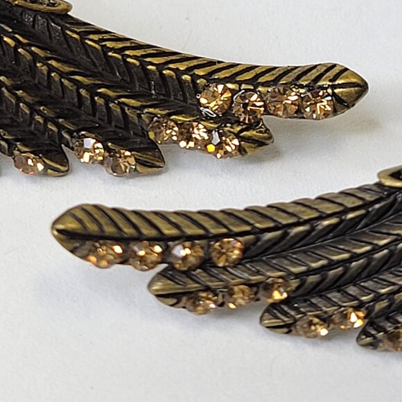 Crystal Wings Earrings - Picture 8 of 10